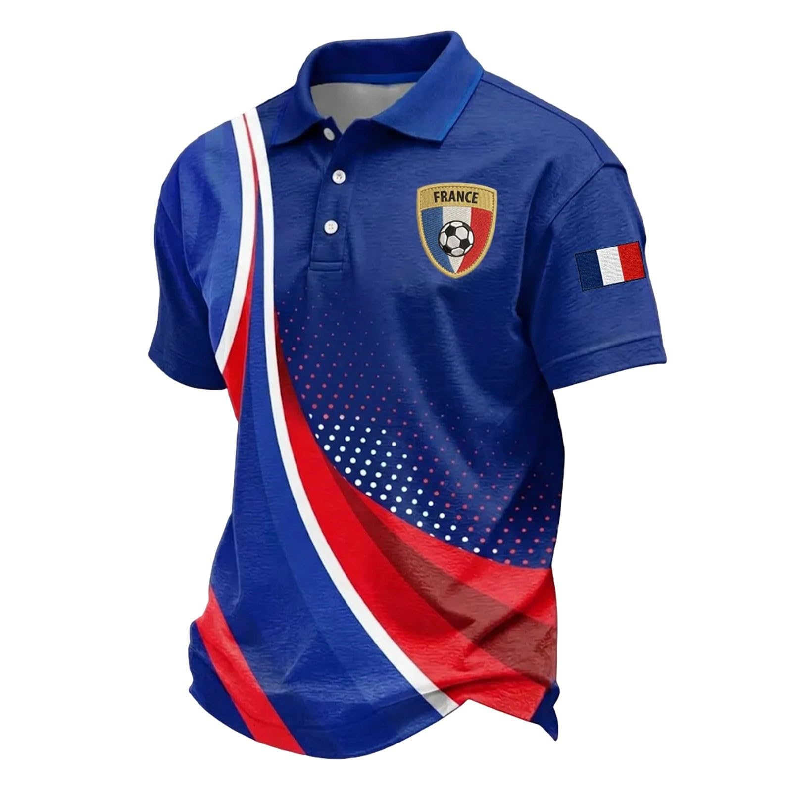 Football Jersey 2026 Men's Adult Short Sleeve T Shirt Breathable Summer Polo Shirts, Sports Football Clothing, Fan Gift
