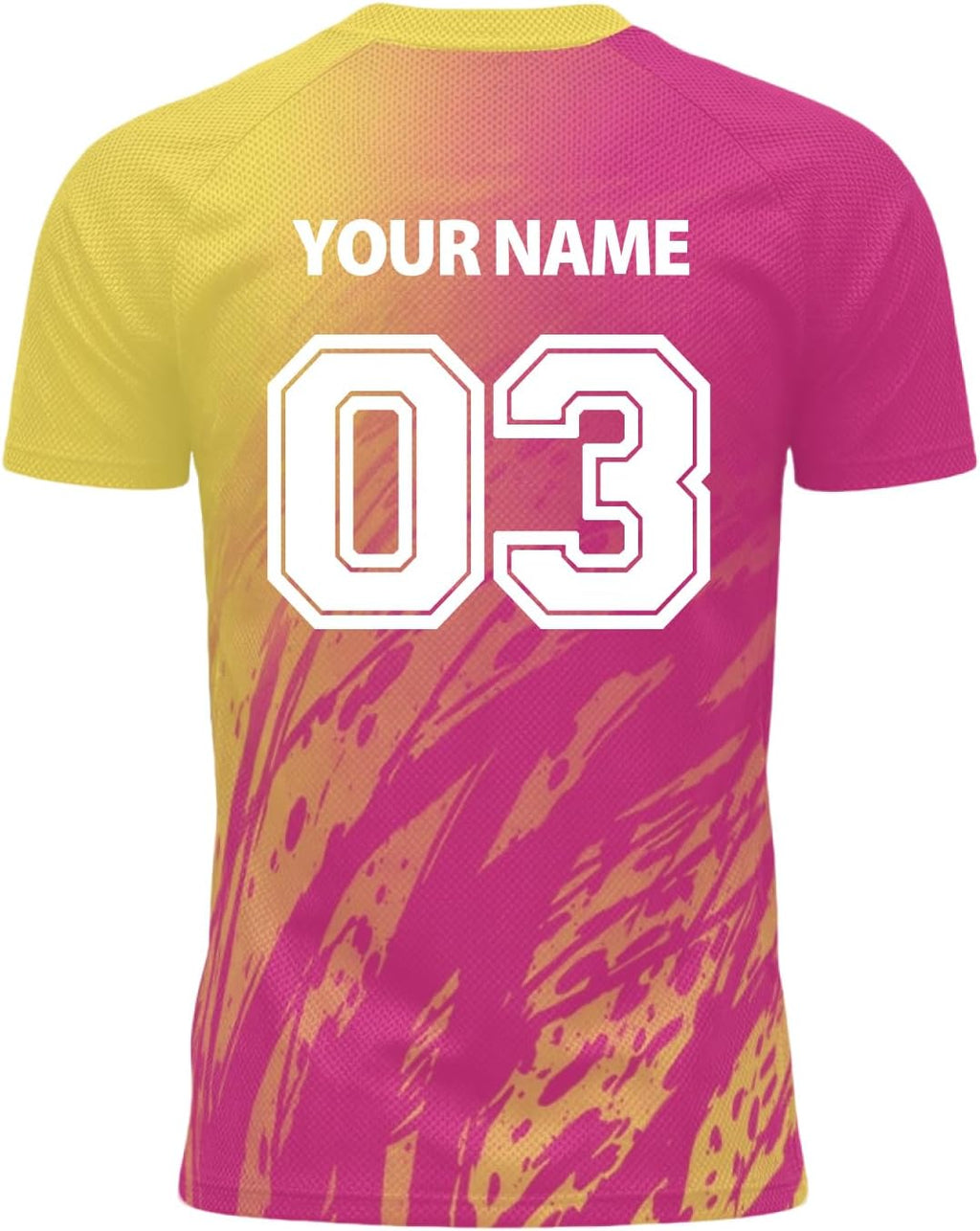 Personalised Football Jersey with Name Number Flocked Jersey for Men and Women Custom Tshirt Team Wear and Club Comfort Soft for Sport Lightweight Performance