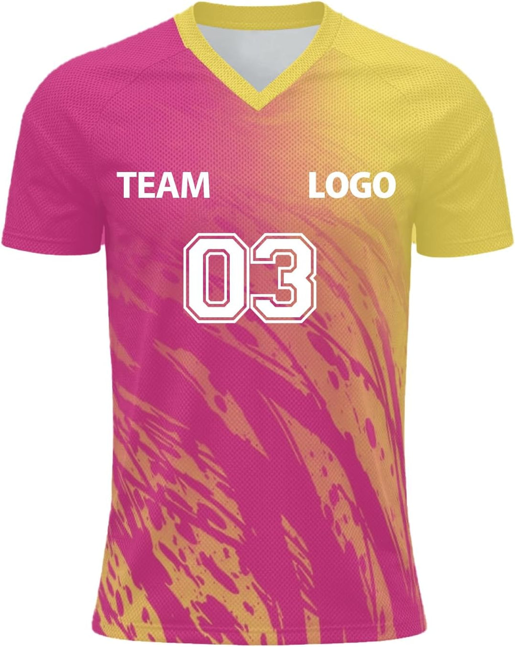 Personalised Football Jersey with Name Number Flocked Jersey for Men and Women Custom Tshirt Team Wear and Club Comfort Soft for Sport Lightweight Performance