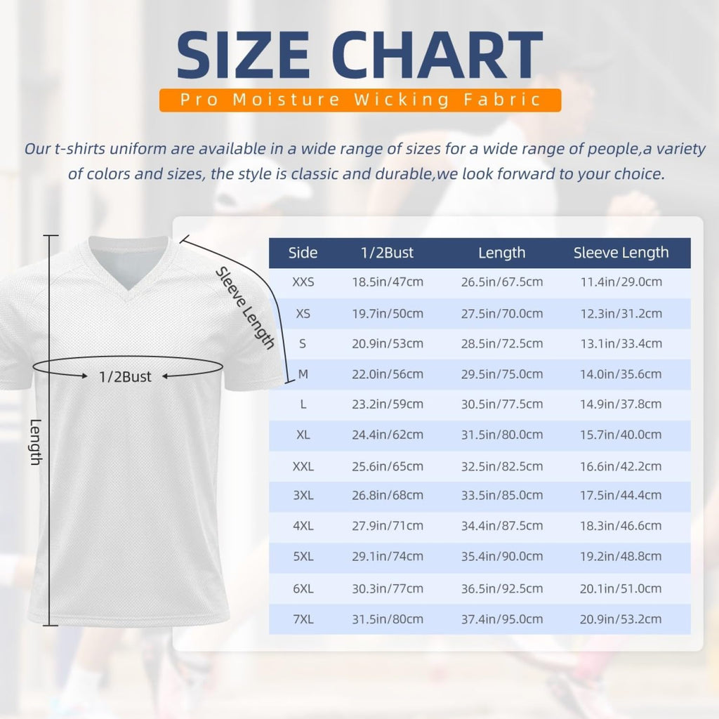 Personalised Football Jersey with Name Number Flocked Jersey for Men and Women Custom Tshirt Team Wear and Club Comfort Soft for Sport Lightweight Performance