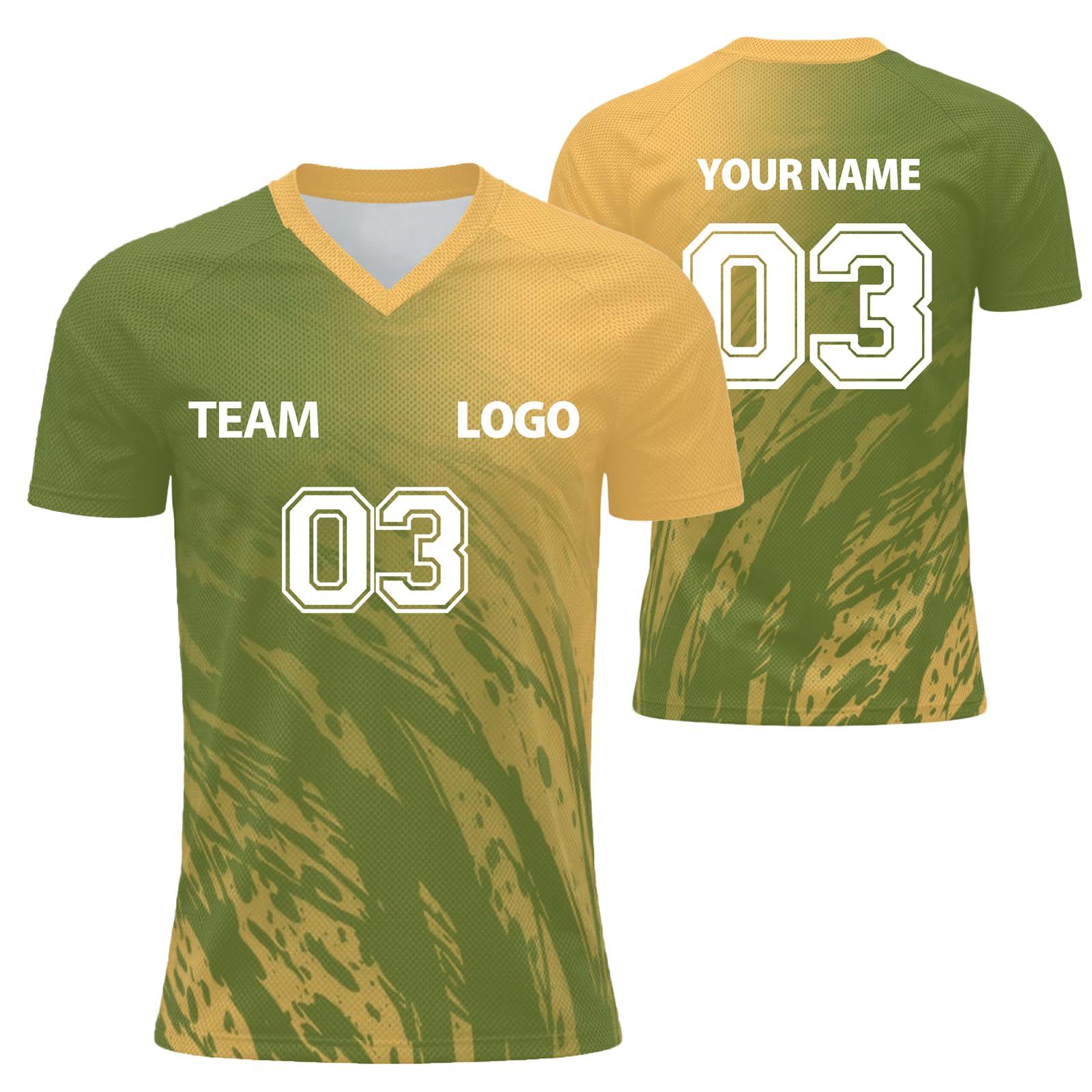 Personalised Football Jersey with Name Number Flocked Jersey for Men and Women Custom Tshirt Team Wear and Club Comfort Soft for Sport Lightweight Performance