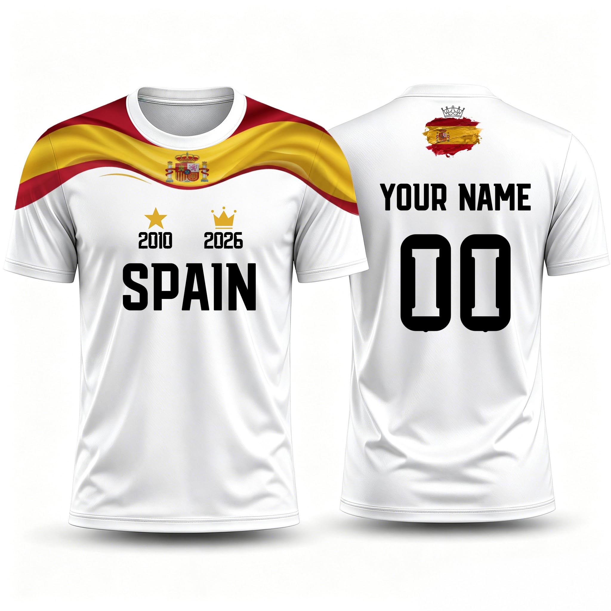 Personalised Football Jersey World Cup 2026, Men's Women's Kid 6 Teams with Name and Number