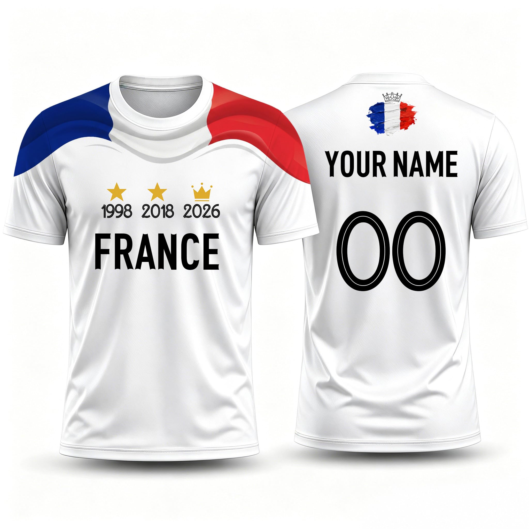 Personalised Football Jersey World Cup 2026, Men's Women's Kid 6 Teams with Name and Number