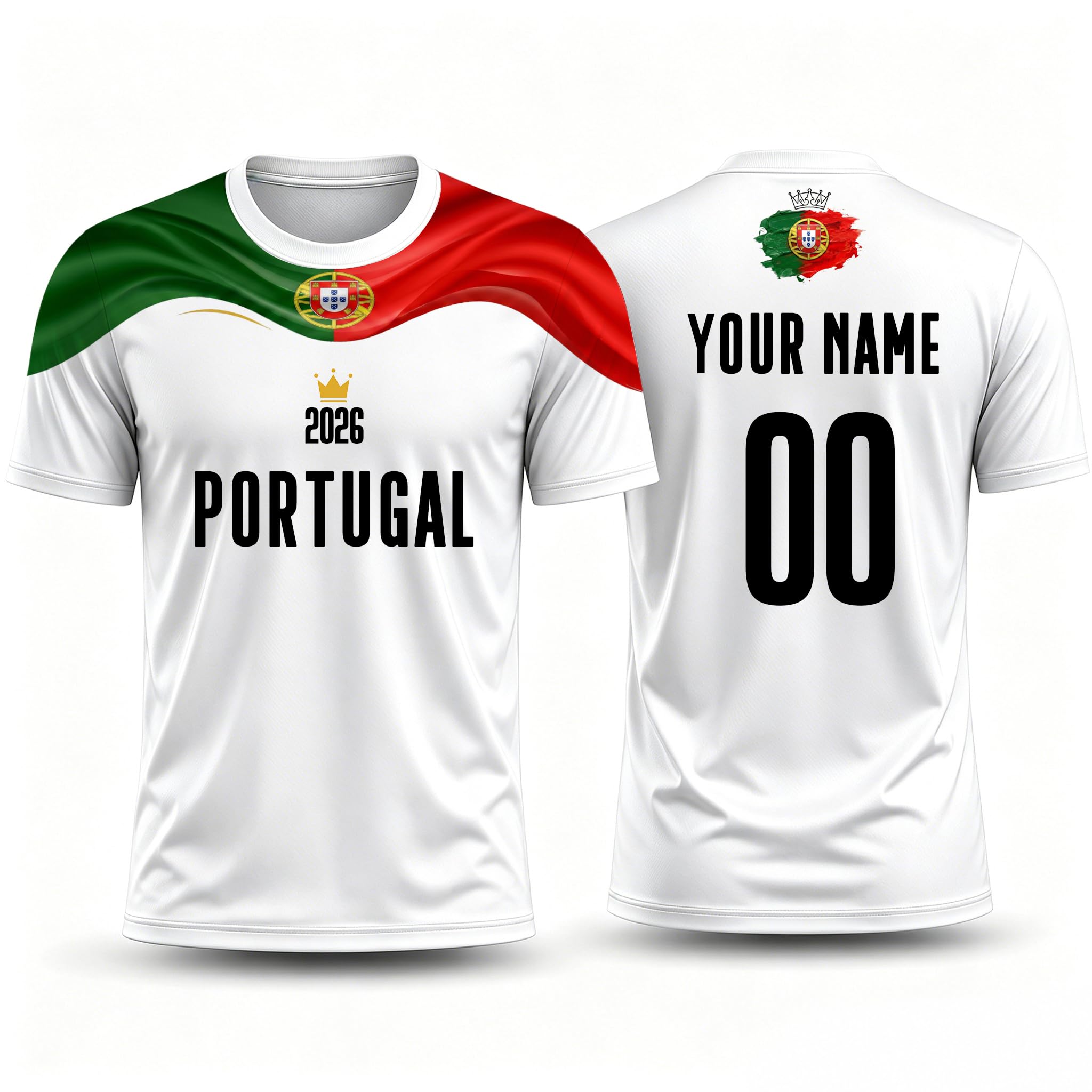 Personalised Football Jersey World Cup 2026, Men's Women's Kid 6 Teams with Name and Number