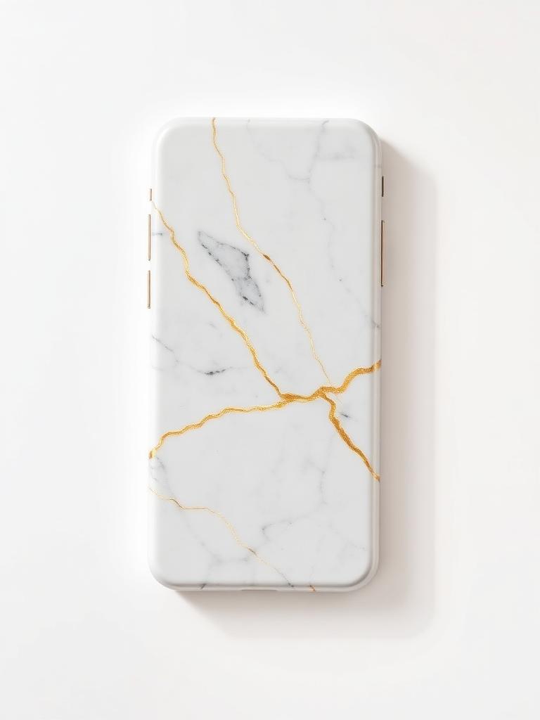 Coque Marbre Or