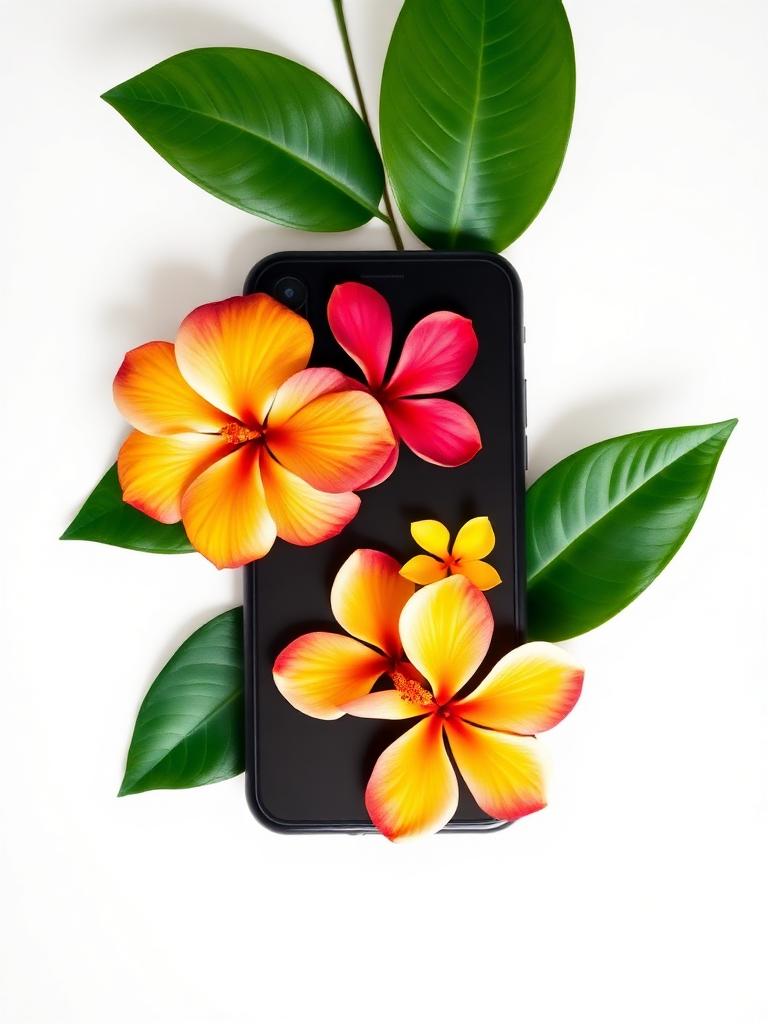 Coque Fleurs Tropicales 974